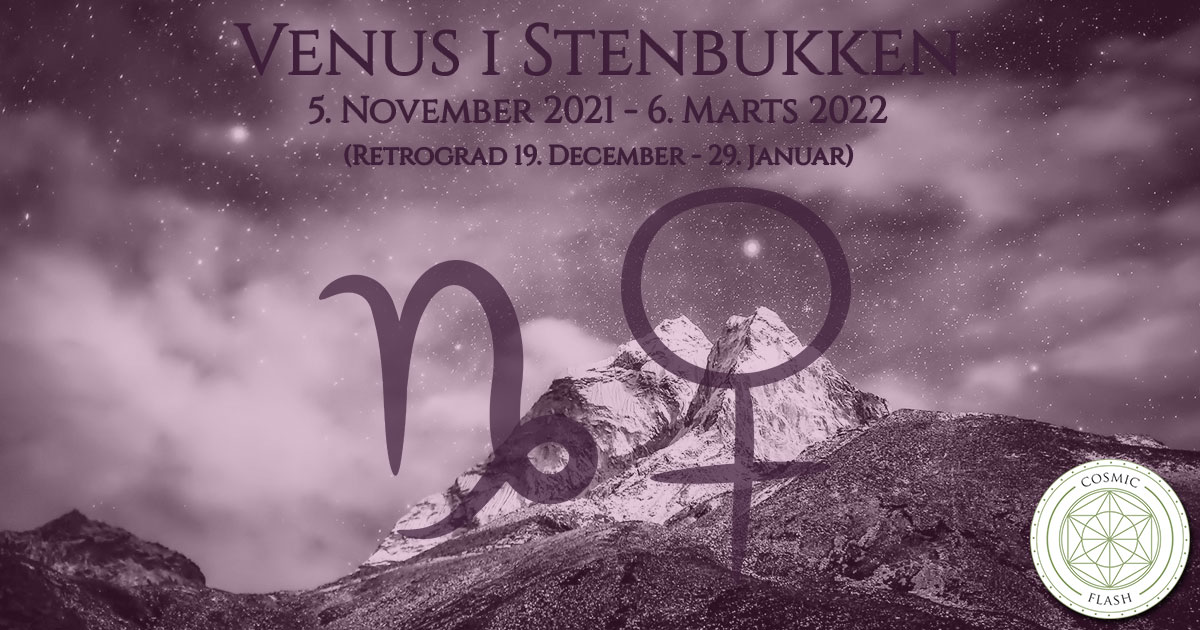 You are currently viewing Cosmic Flash – Venus i Stenbukken 2021