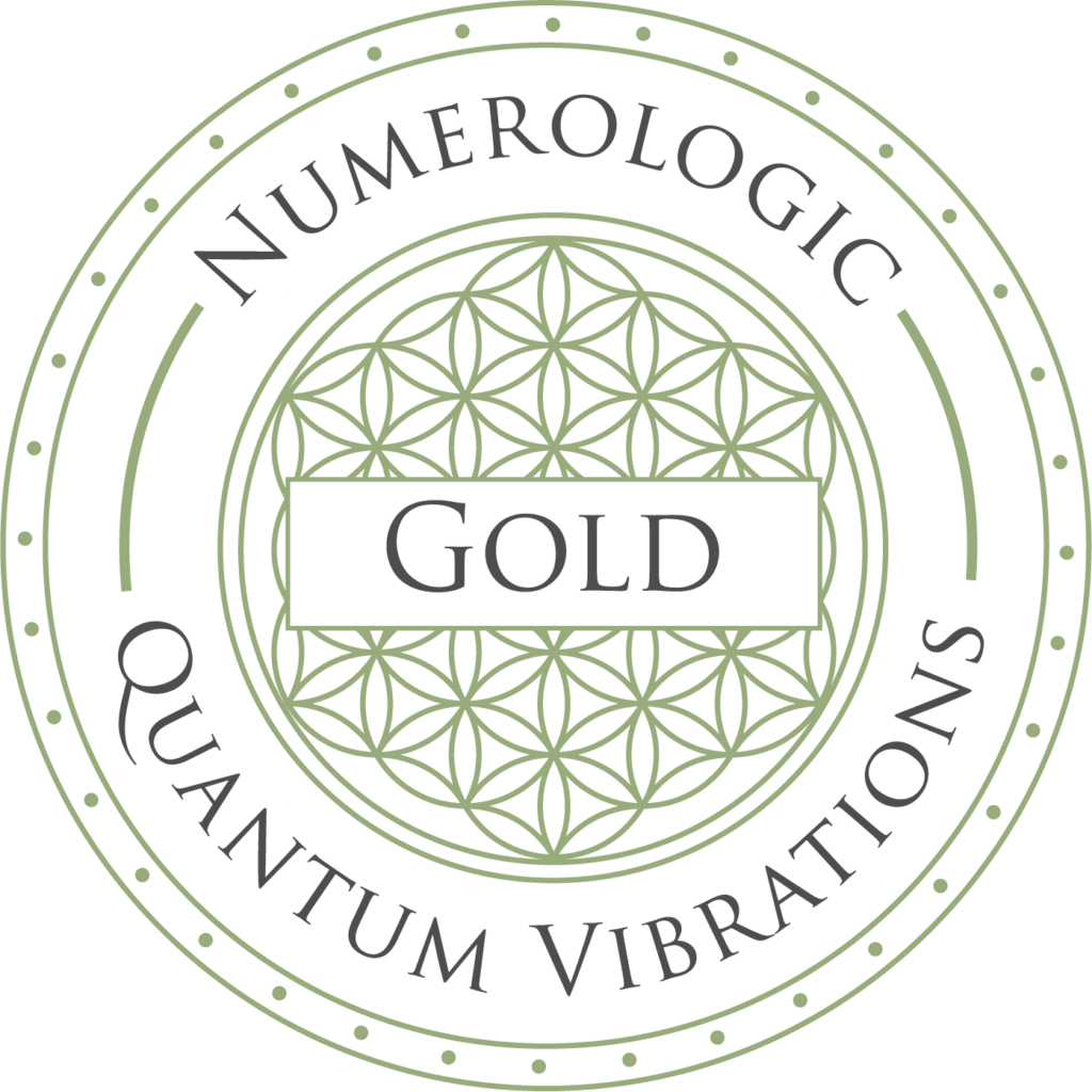 Numerologic Quantum Vibrations Gold - Numerologisk navneskifte med balancerede undernumeroskoper - Lunaracademy