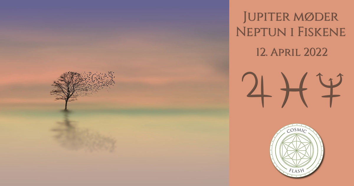 You are currently viewing Cosmic Flash – Jupiter møder Neptun i Fiskene 2022