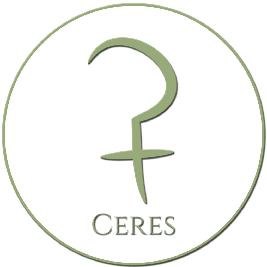 Symbol for planeten Ceres - Lær om astrologi hos Lunaracademy