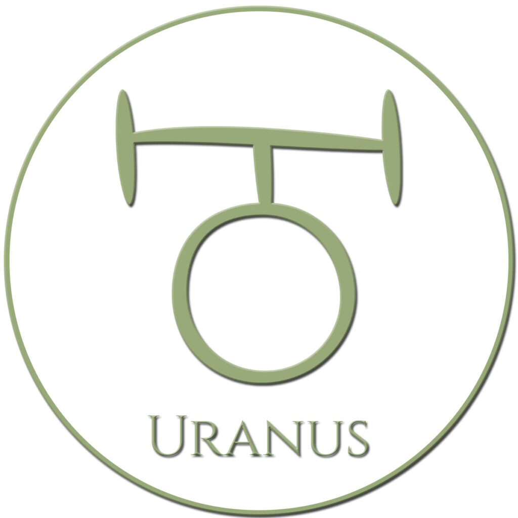 Symbol for planeten Uranus - Lær om astrologi hos Lunaracademy